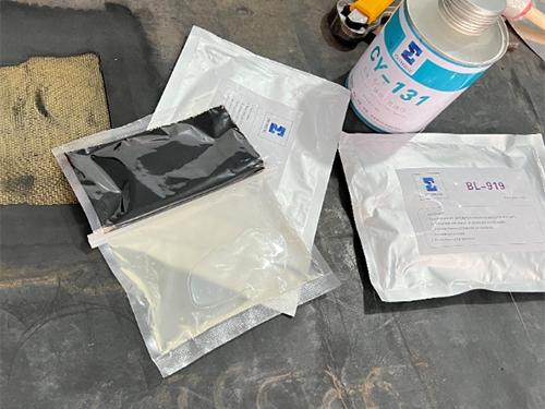輸送帶橡膠修補(bǔ)劑BL919現(xiàn)場施工流程